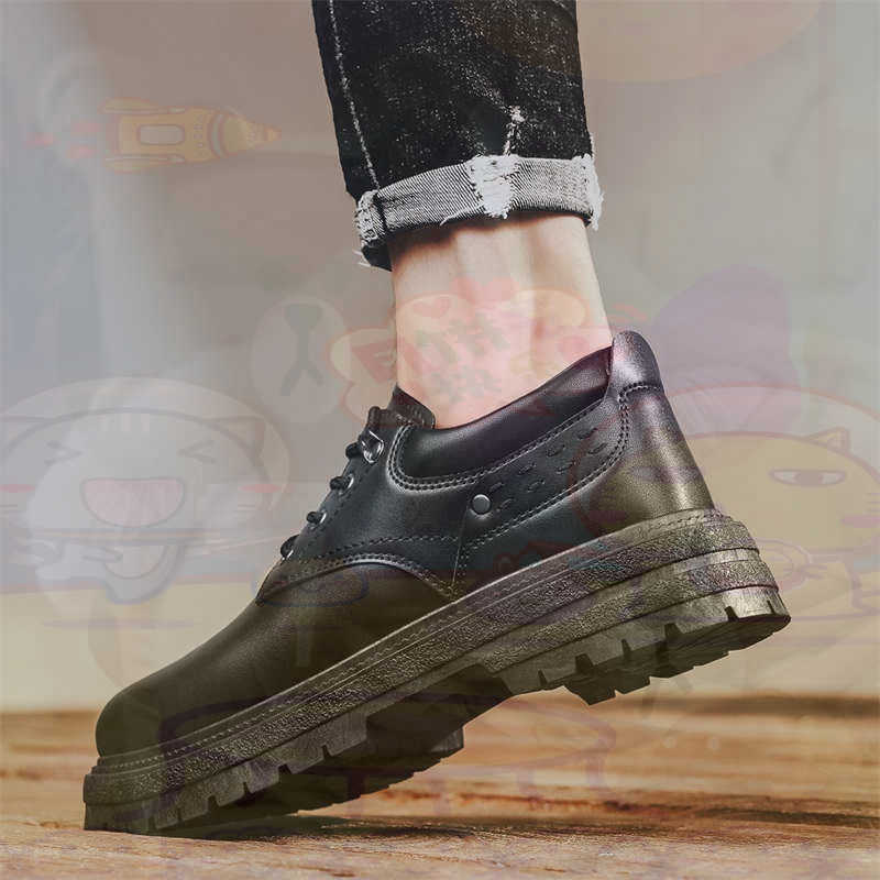 Streetwear Brand Global - Zapatillas deportivas de cuero Natural oscuro