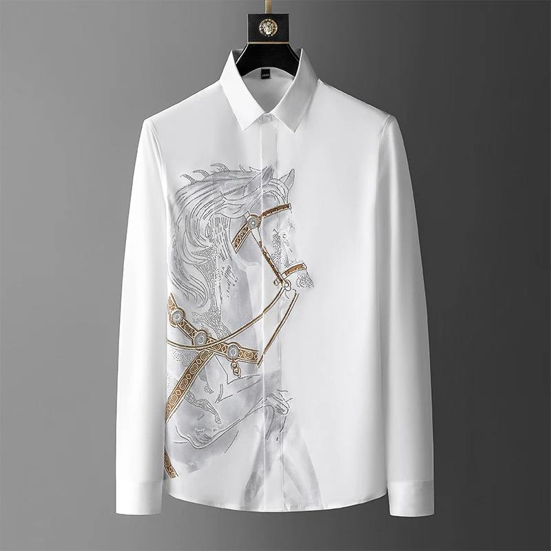Streetwear Uomo Brand - Camisa de marca de lujo para
