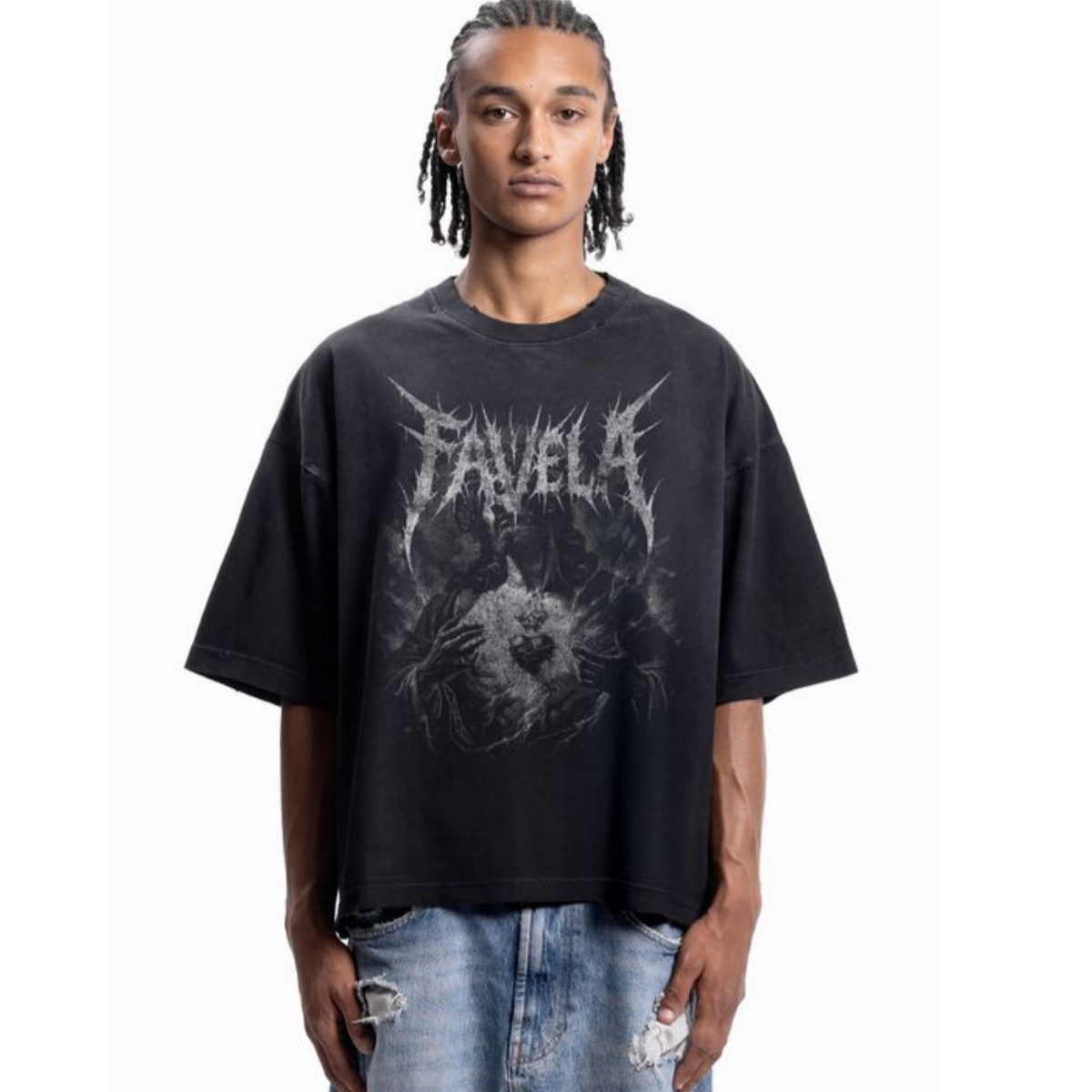 Streetwear Brand Font - Camiseta de algodón con estampado de