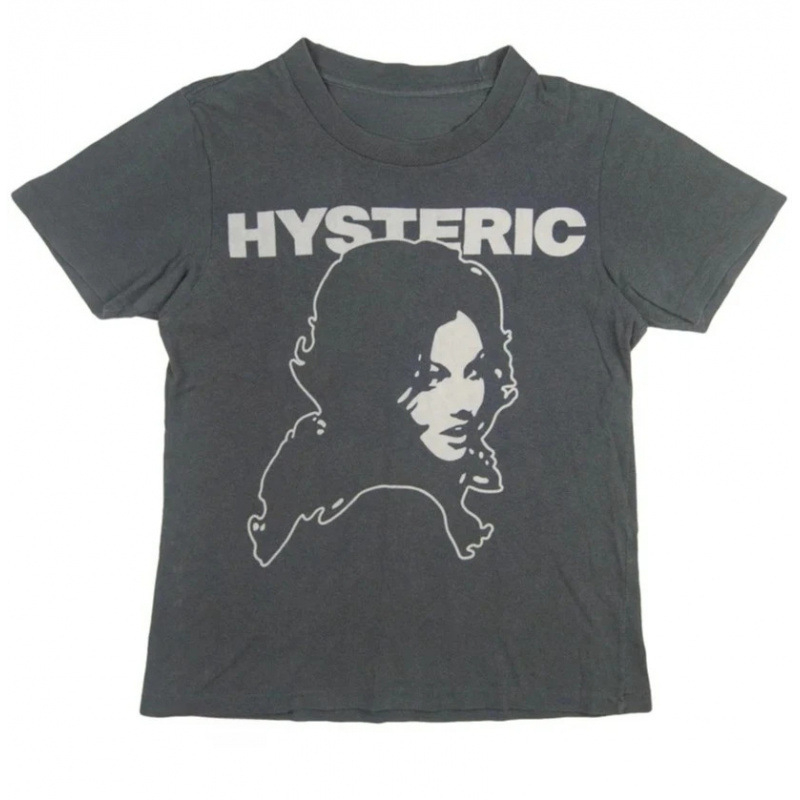 Streetwear Girl Brand - Camiseta Vintage con Retrato de Chica,