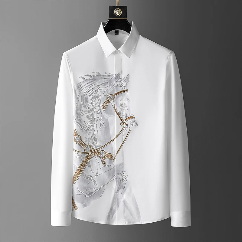 Streetwear Uomo Brand - Camisa de marca de lujo para
