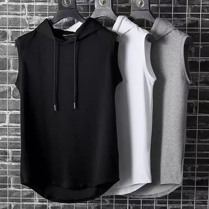 Streetwear Brand Hong Kong - Chaleco con Capucha sin Mangas Estilo