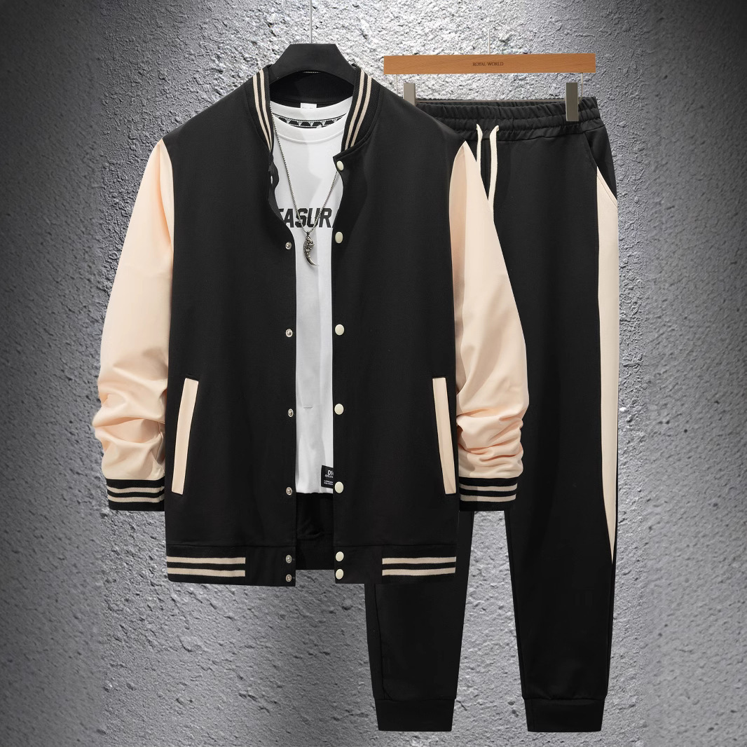 Conjunto de Chaqueta de Béisbo - Streetwear Zipper reseña y precio