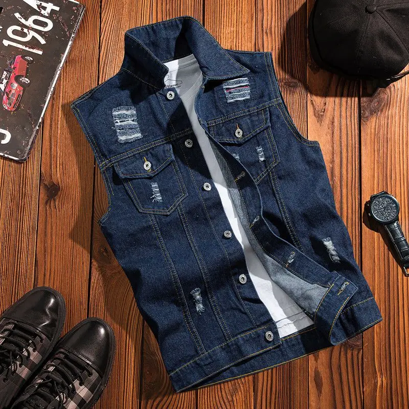 Chaleco vaquero Vintage inspir - Streetwear Brand Hong Kong reseña y precio