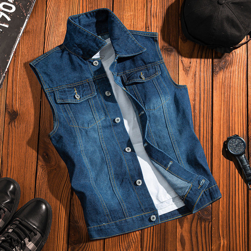 Chaleco vaquero Vintage inspir - Streetwear Brand Hong Kong reseña y precio