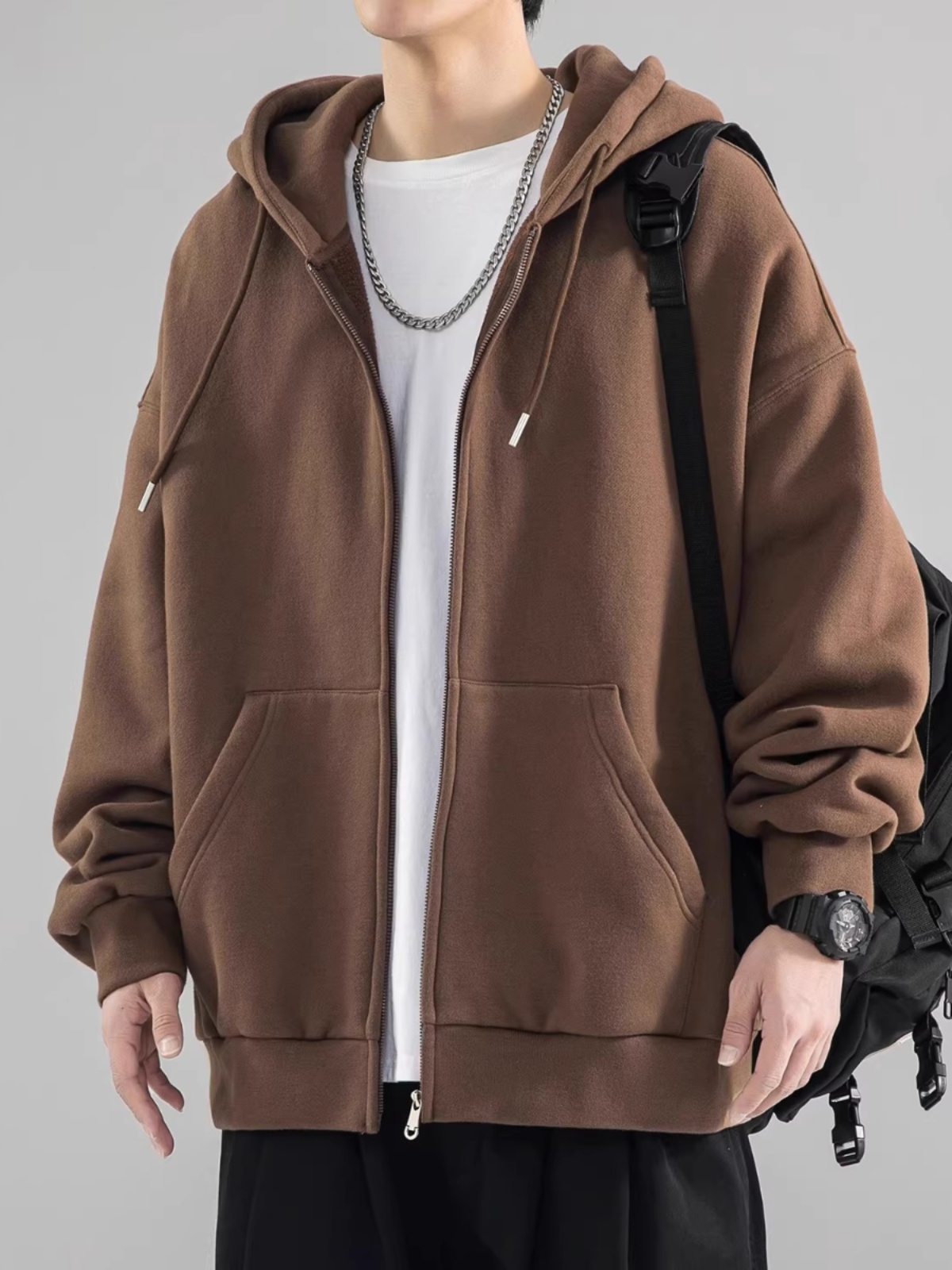 Sudadera con capucha holgada p - Streetwear Brand Hong Kong reseña y precio
