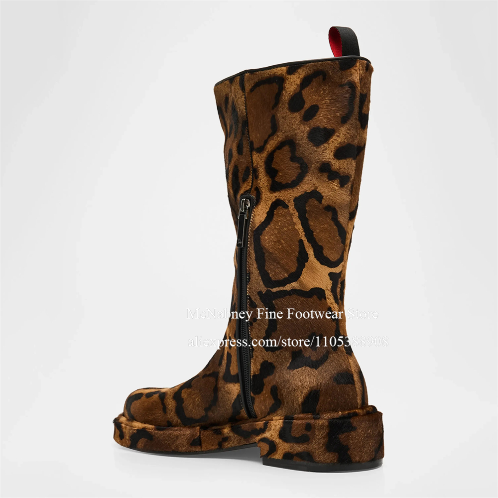 Botas de media pantorrilla par - Streetwear Zipper reseña y precio