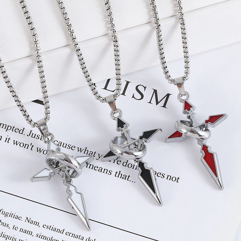 Collar con colgante de cruz de - Streetwear Brand Rings reseña y precio