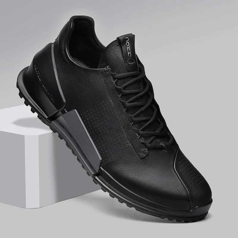 Zapatos de cuero genuino a la  - Streetwear Brand Famous reseña y precio