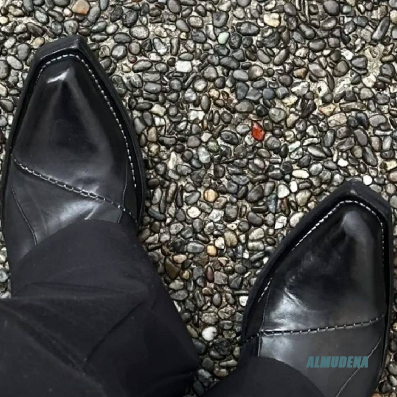 Botas de tobillo de piel sinté - Streetwear Zipper reseña y precio