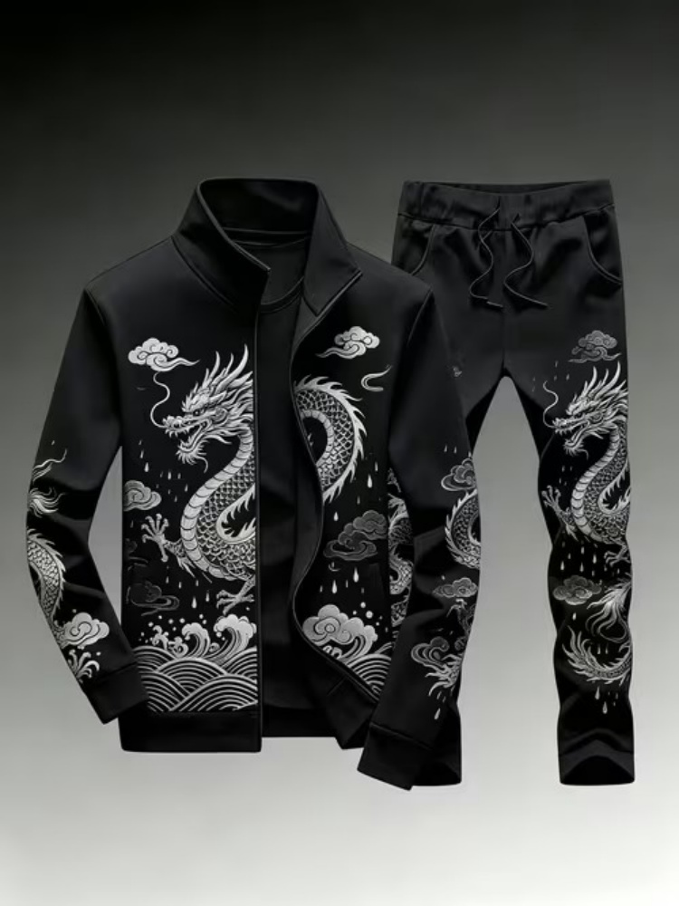 Conjunto Deportivo Casual para - Streetwear Zipper reseña y precio