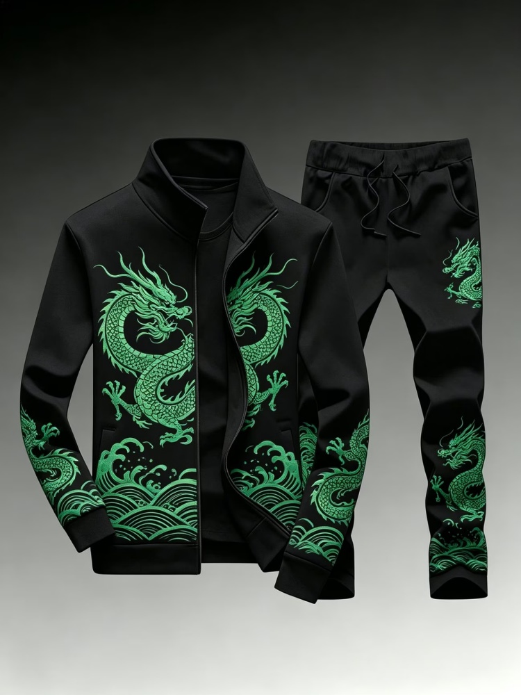 Conjunto Deportivo Casual para - Streetwear Zipper reseña y precio