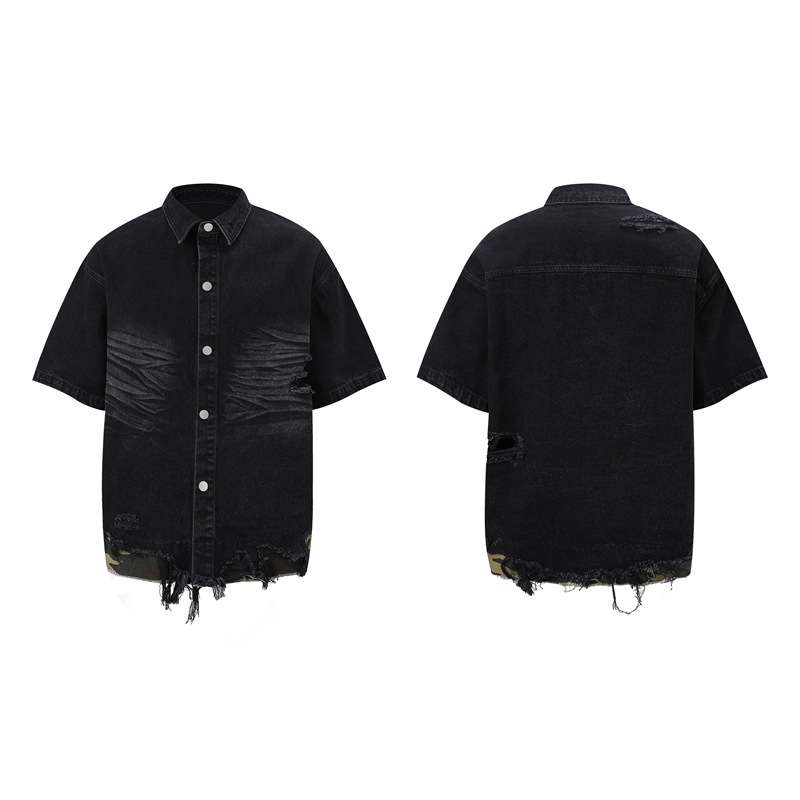 Conjunto de 2 piezas de camisa - Streetwear Zipper reseña y precio