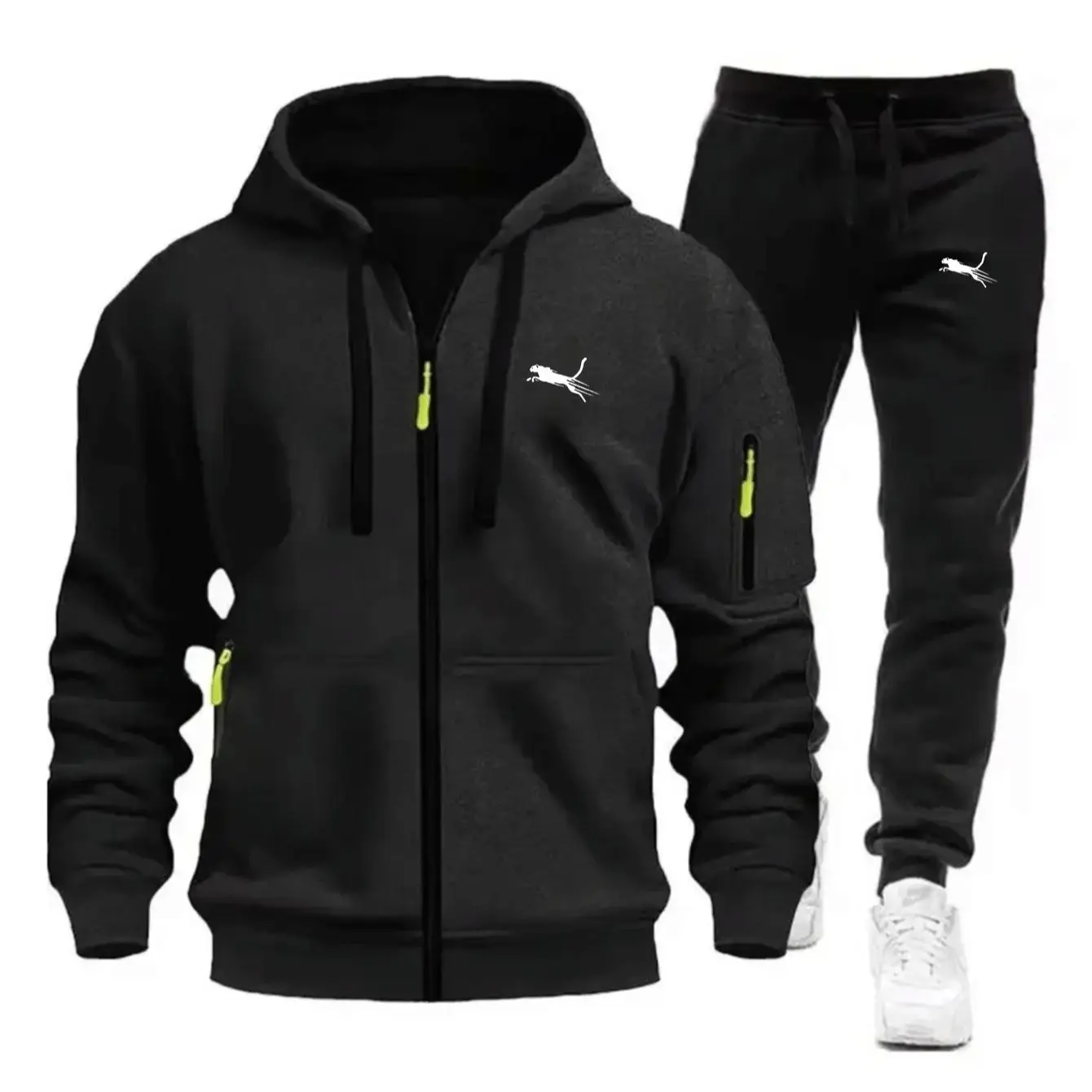 Conjunto Deportivo Casual para - Streetwear Zipper reseña y precio