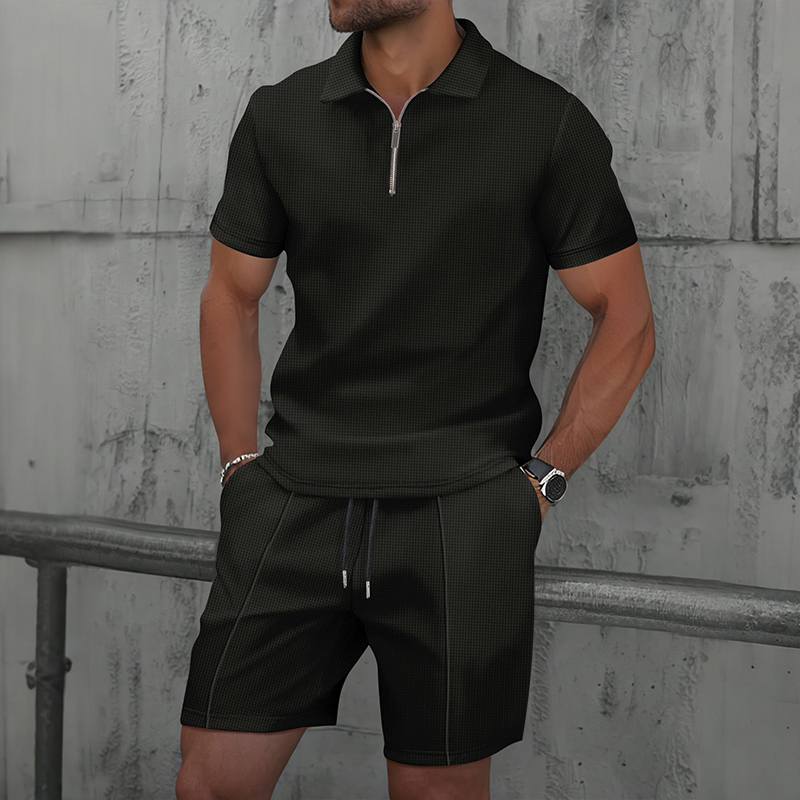 Conjunto deportivo de verano p - Streetwear Zipper reseña y precio